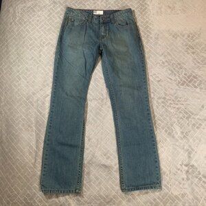 Oneill Mens 30x31 Denim Jeans Blue Boot Cut Medium Wash 100% Cotton Western
